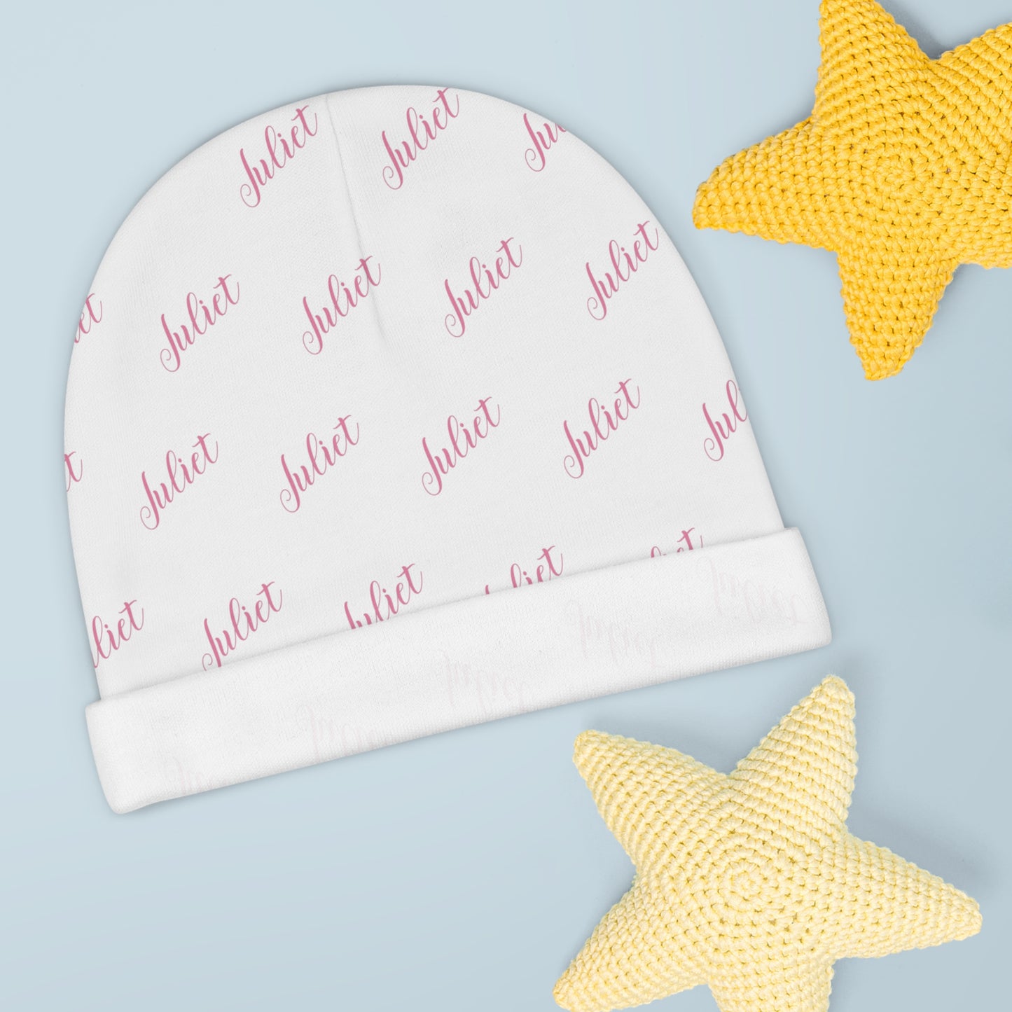 Beanie Hat - Pink Name ~ Juliet