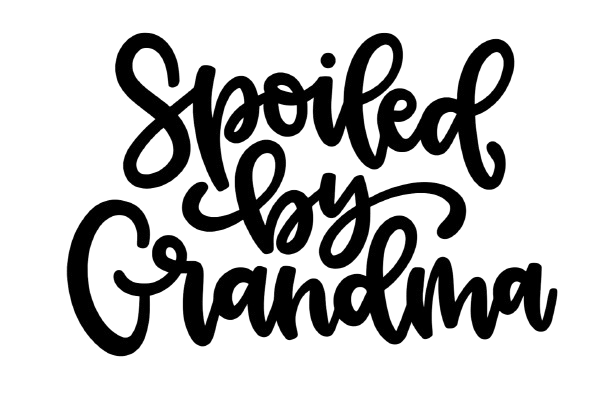 Spoiled by Grandma - Onesie Decal Only