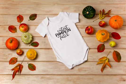 Cutest Pumpkin in the Patch - Onesie Decal Only