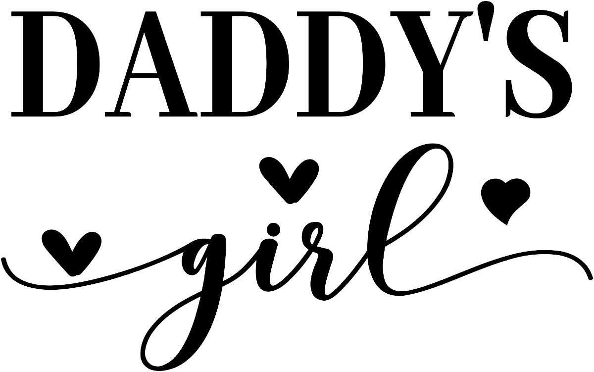 Daddy's Girl - Onesie Decal Only