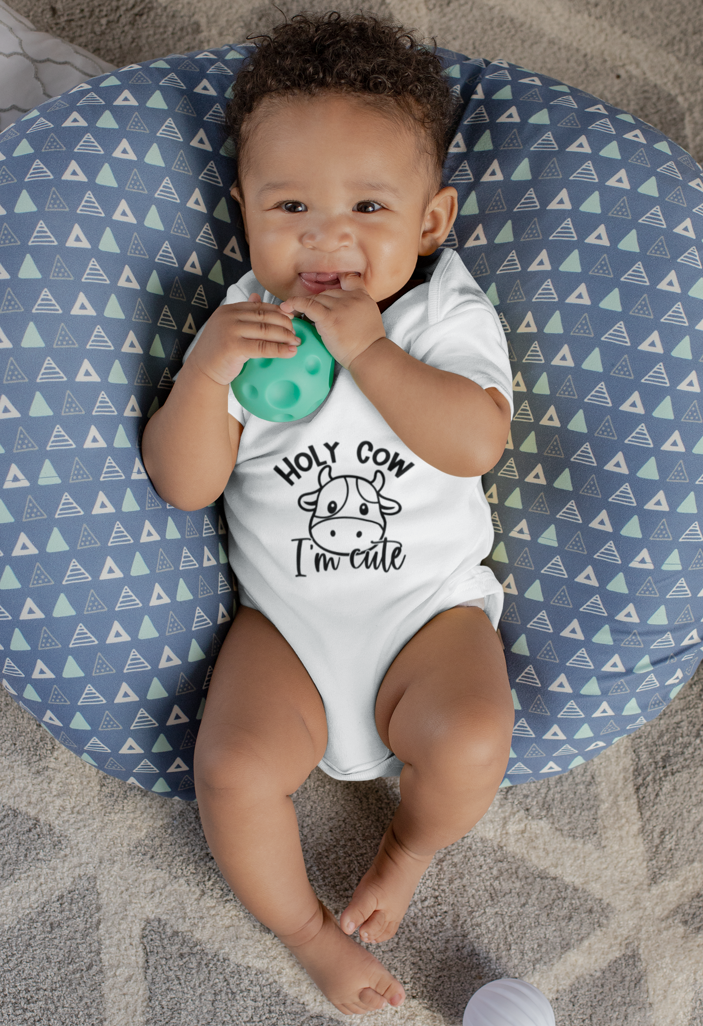 Holy Cow, I'm Cute - Onesie Decal Only