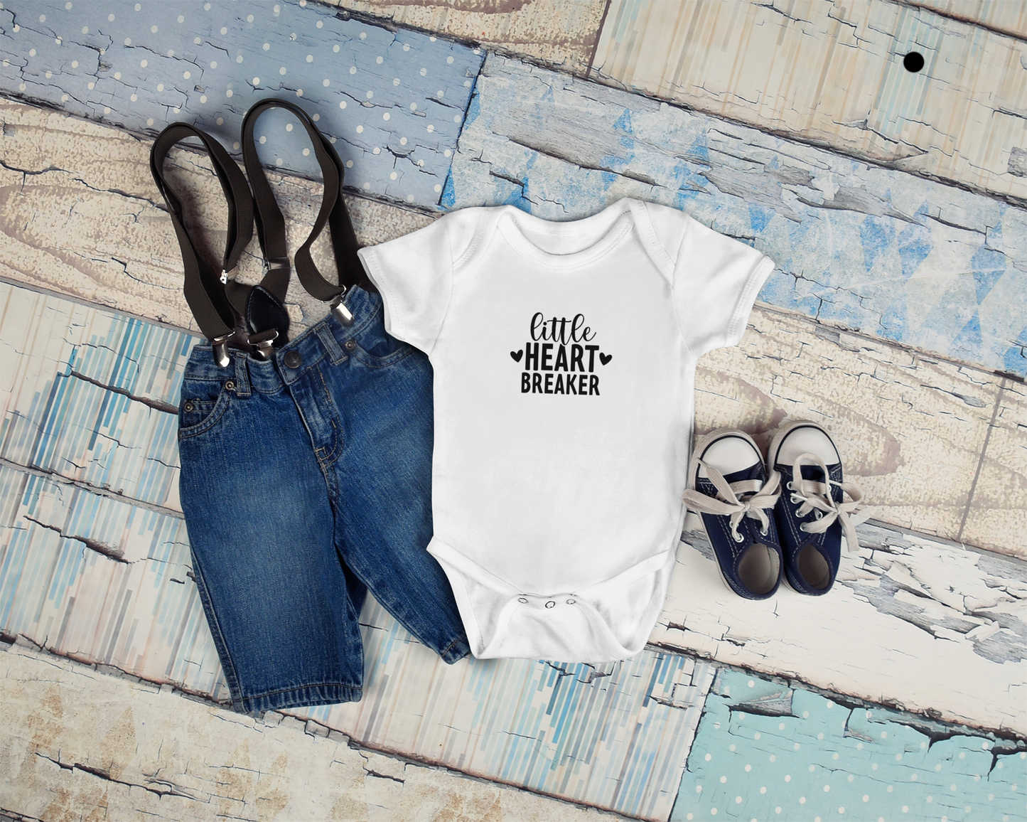 Little Heart Breaker - Onesie Decal Only