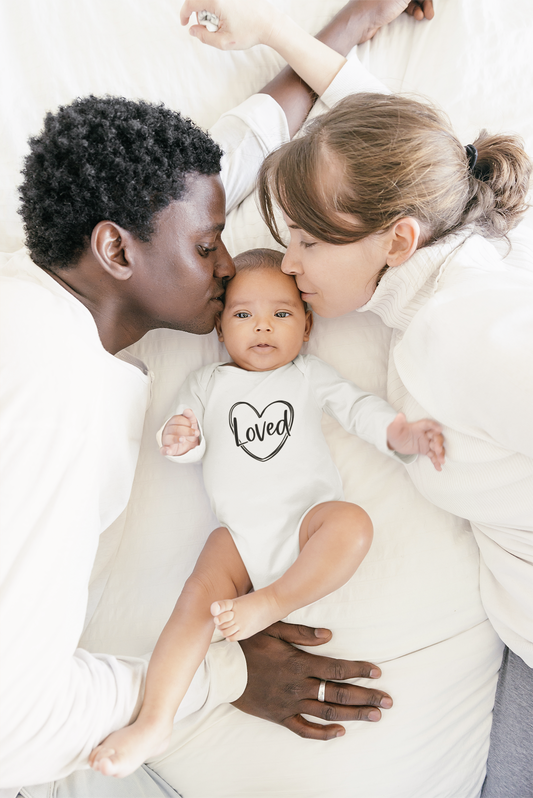 Loved in Heart - Onesie Decal Only