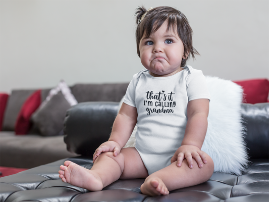 That's It, I'm Calling Grandma - Onesie Decal Only