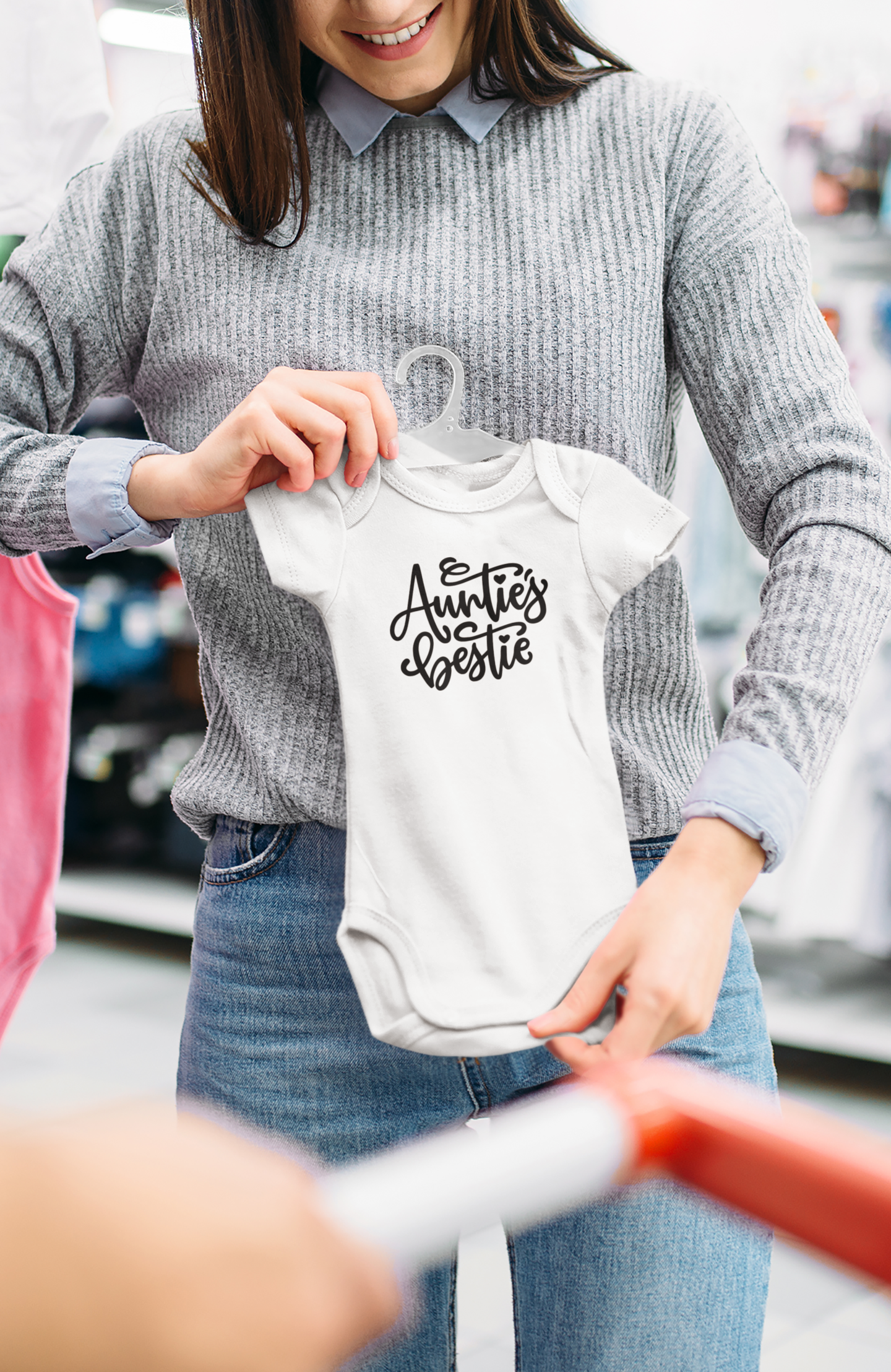 Auntie's Bestie - Onesie Decal Only